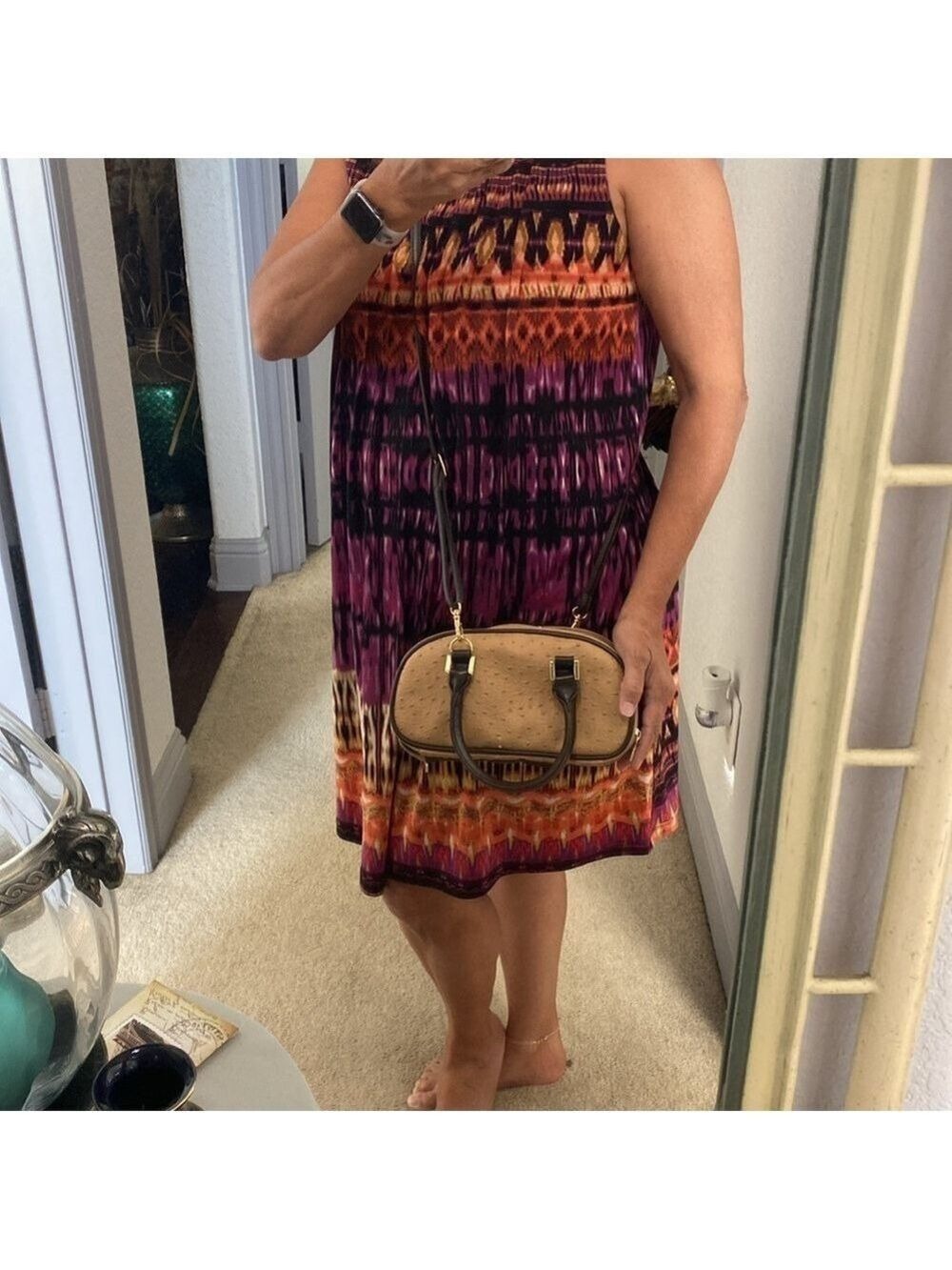 Y2K Women's Tan crossbody bag
